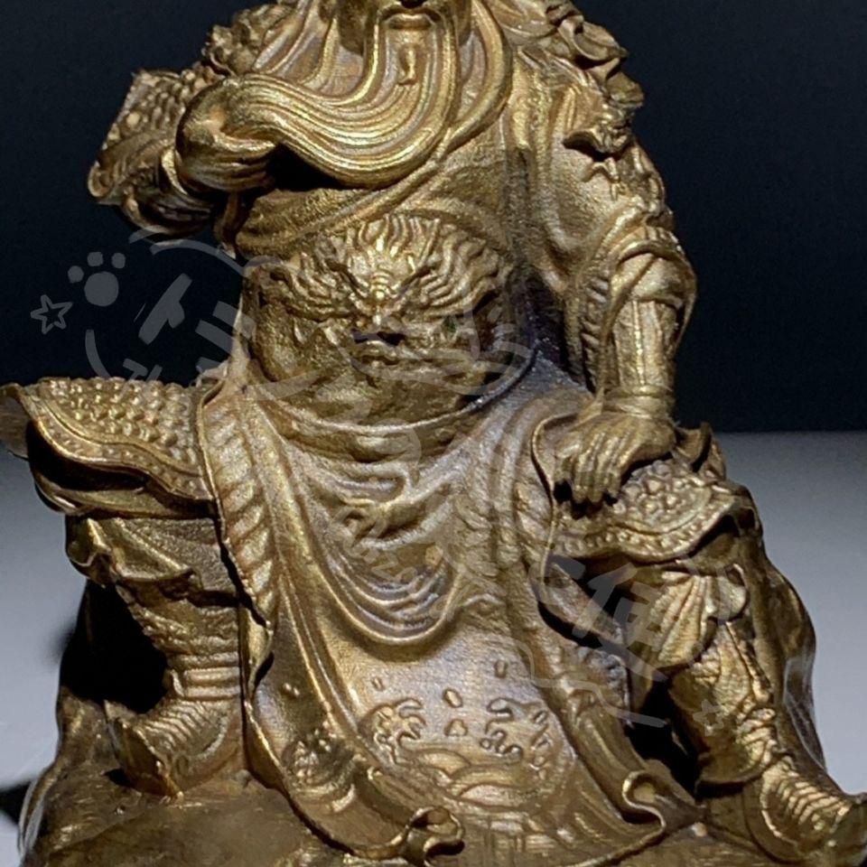 新年ギフト関二爺 武財神 銅像 工芸品美術品 置物CZW1207P730 - メルカリ