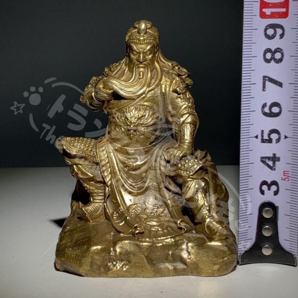 新年ギフト関二爺 武財神 銅像 工芸品美術品 置物CZW1207P730 - メルカリ