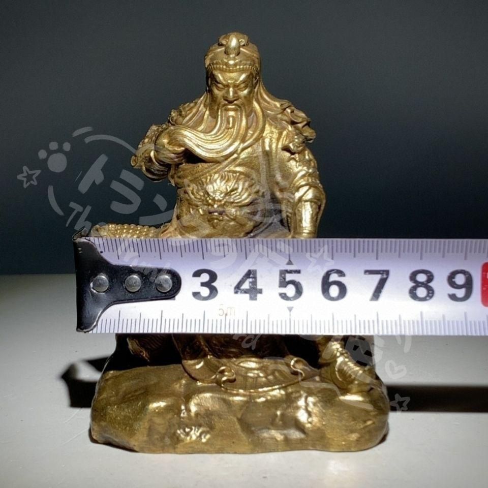 新年ギフト関二爺 武財神 銅像 工芸品美術品 置物CZW1207P730 - メルカリ