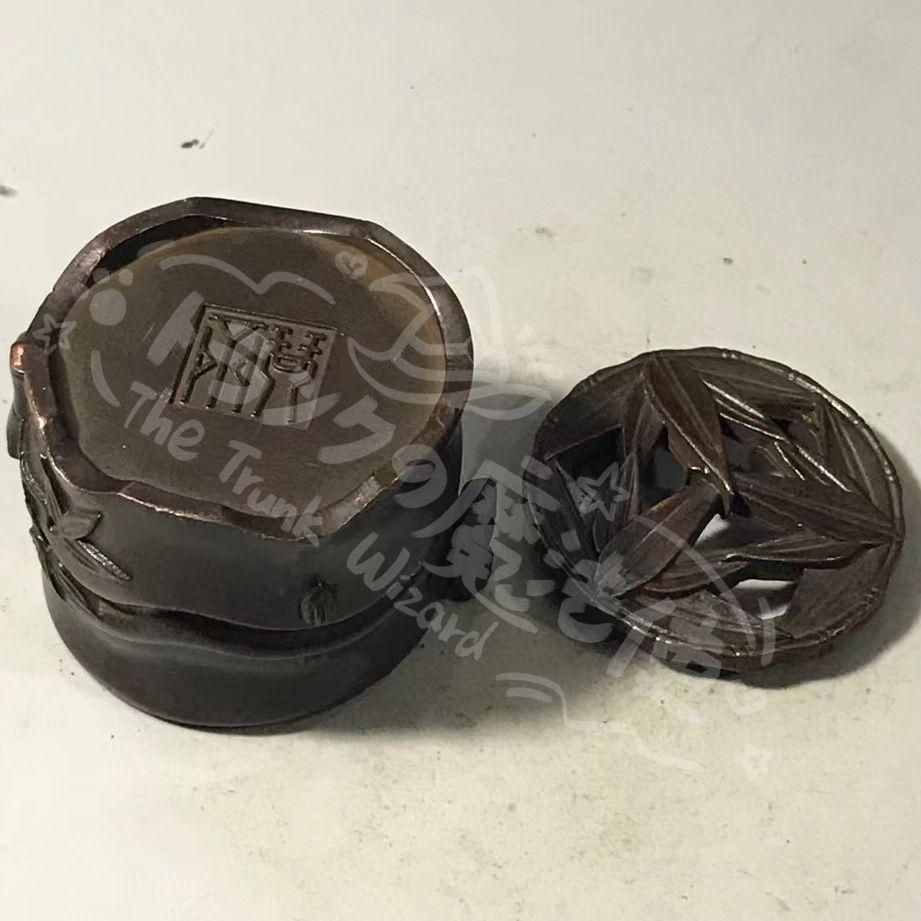 新年ギフト銅 細工 茶道具 香道具 竹の香炉 工芸品 美術品 置物