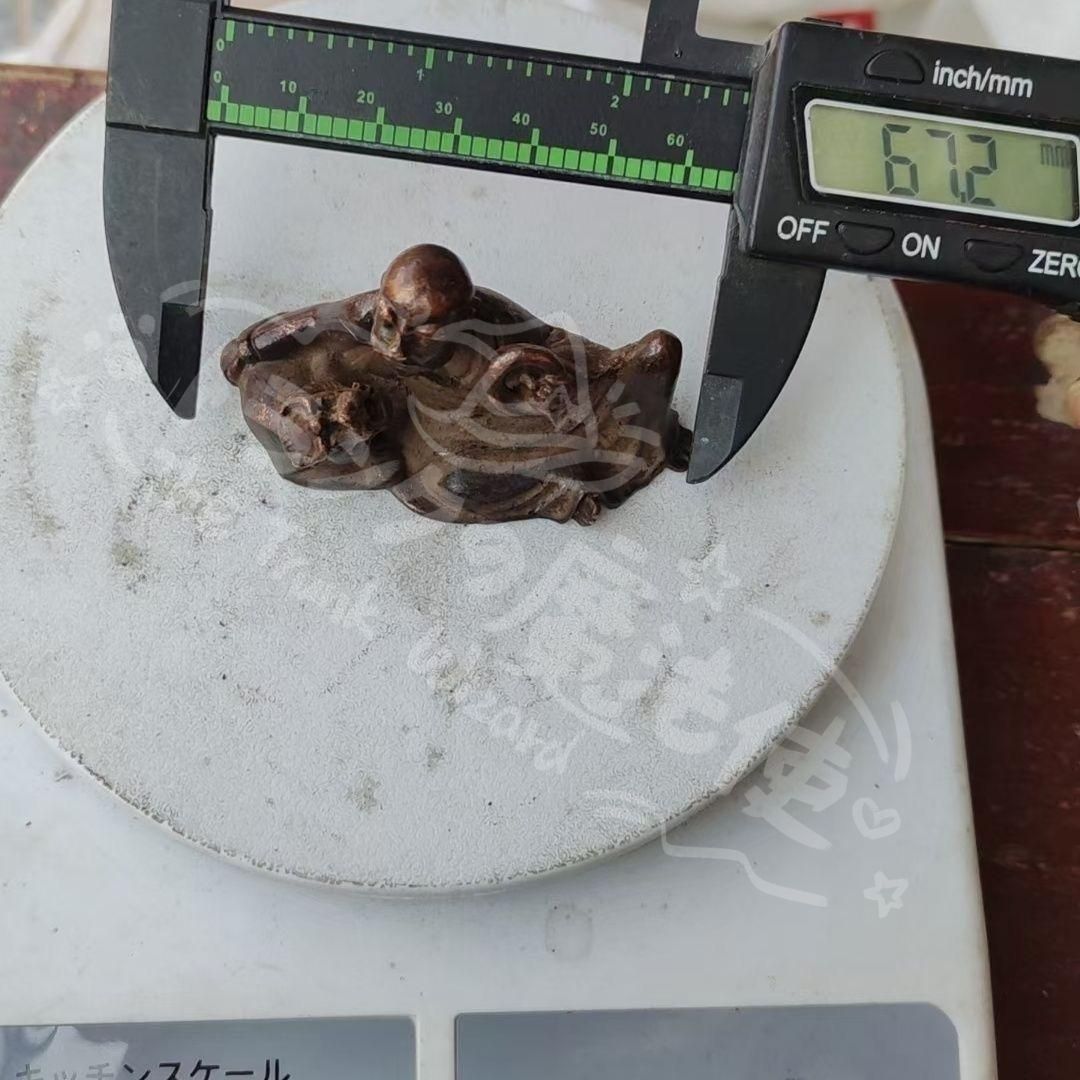 新年ギフト仏教美術 仏像 銅像 伏虎羅漢 茶寵 文鎮 文房具 茶道具 装飾