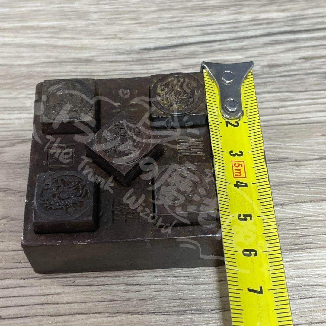 銅器 竜生九子印章 書道具 文房具 文房 装飾 工芸品 美術品 銅器 竜生九子印章 書道具 文房具 文房 装飾 工芸品 美術品 銅細工 盤