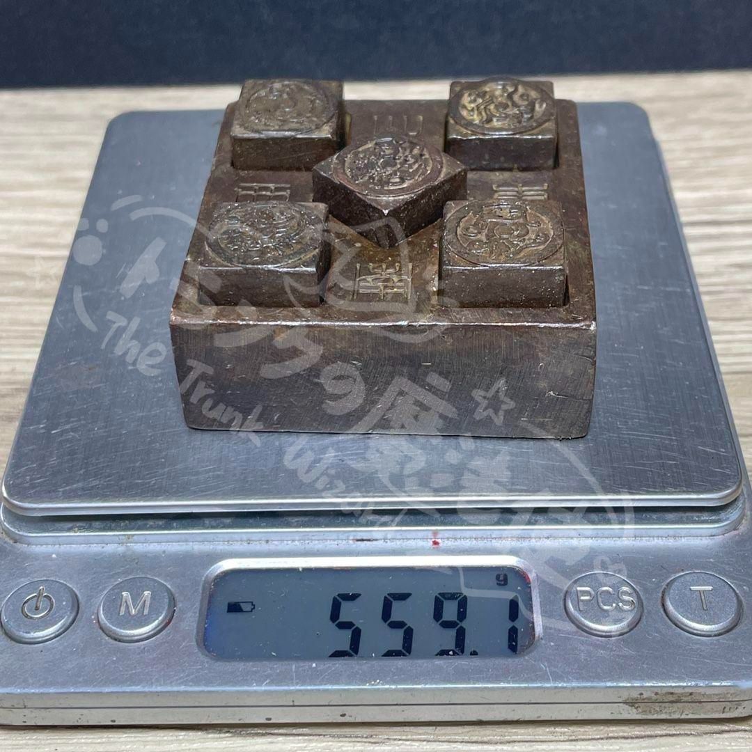 新年ギフト銅制 印章 五大神獣瑞獣印章 ショップ 道家ルーン印鑑 書