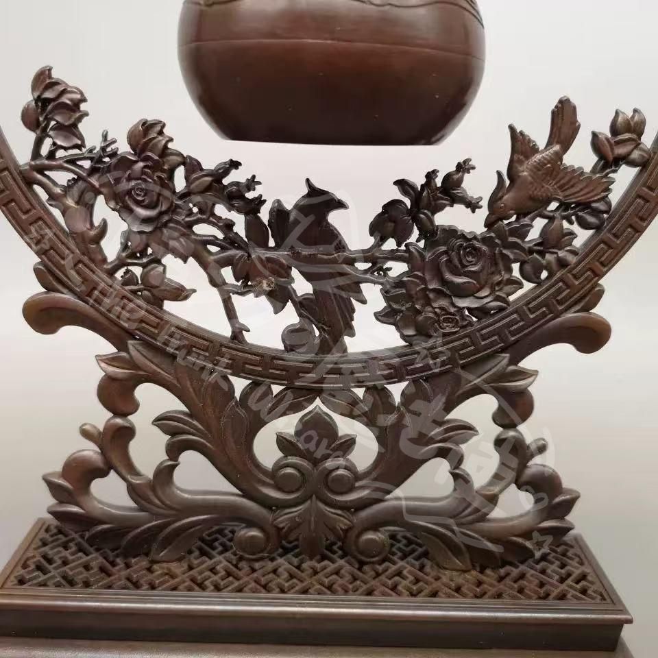 新年ギフトひょうたん香炉 銅器 文房具 茶道具 重厚 細工 装飾品 置物