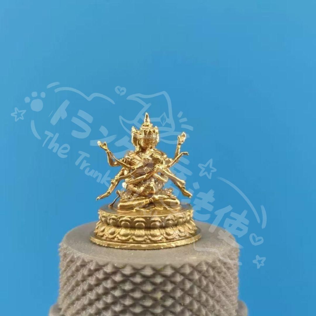 新年ギフト仏教美術 仏像 蔵仏黄財神双身仏 鎮宅辟邪 開運風水 招財