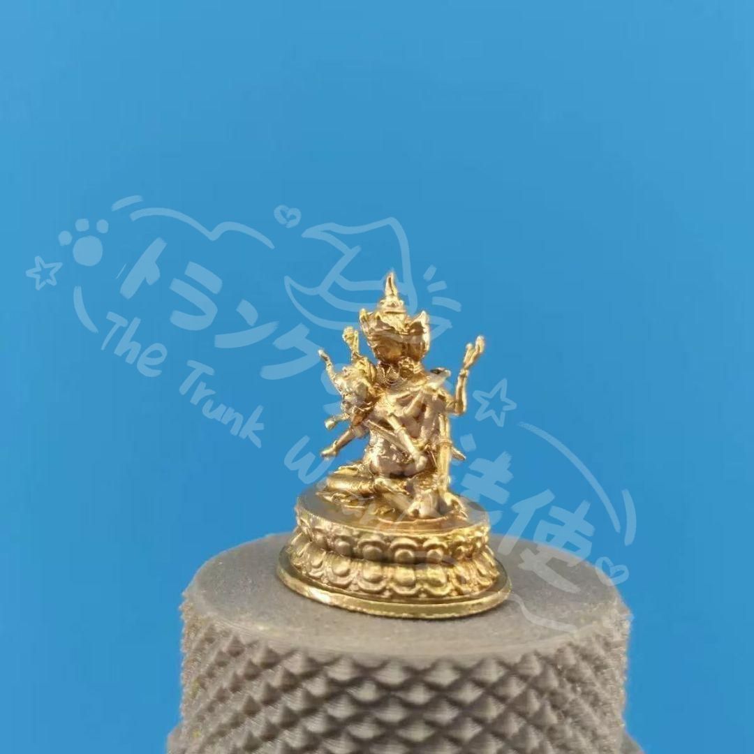 新年ギフト仏教美術 仏像 蔵仏黄財神双身仏 鎮宅辟邪 開運風水 招財