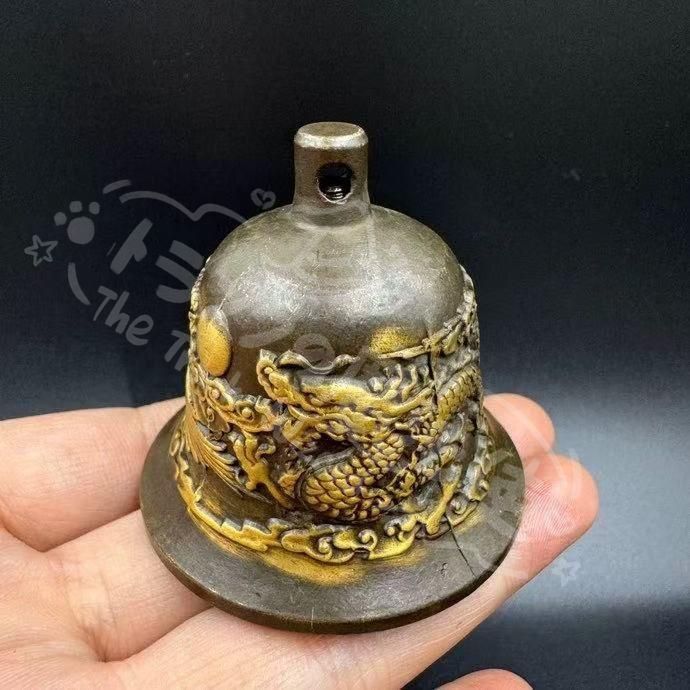 新年ギフト銅器 竜鳳鈴 銅鈴 掛飾 装飾品 置物