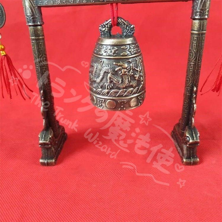 新年ギフト曽侯乙青銅器編鐘器 招財進宝 撞鐘 竜鐘 置物CZW1207P516