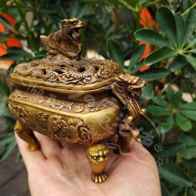 銅 細工 金銀満倉銭袋貯蔵タンク 工芸品 美術品 置物 銅 細工 金銀満倉銭袋貯蔵タンク 工芸品 美術品 置物