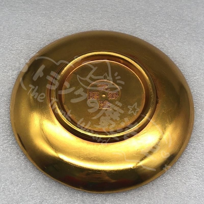 新年ギフト銅器 蓮花魚皿 装飾品 現代工芸品 美術品 置物CZW1207P564