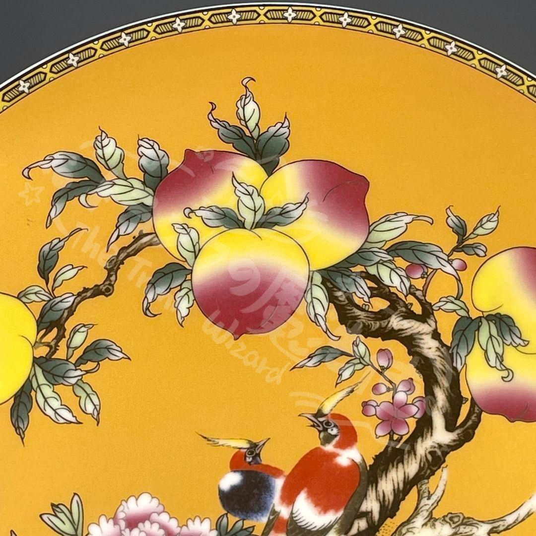 新年ギフト彩富貴長寿蒔絵賞盤 景徳鎮 陶磁器 装飾品 現代工芸品 美術