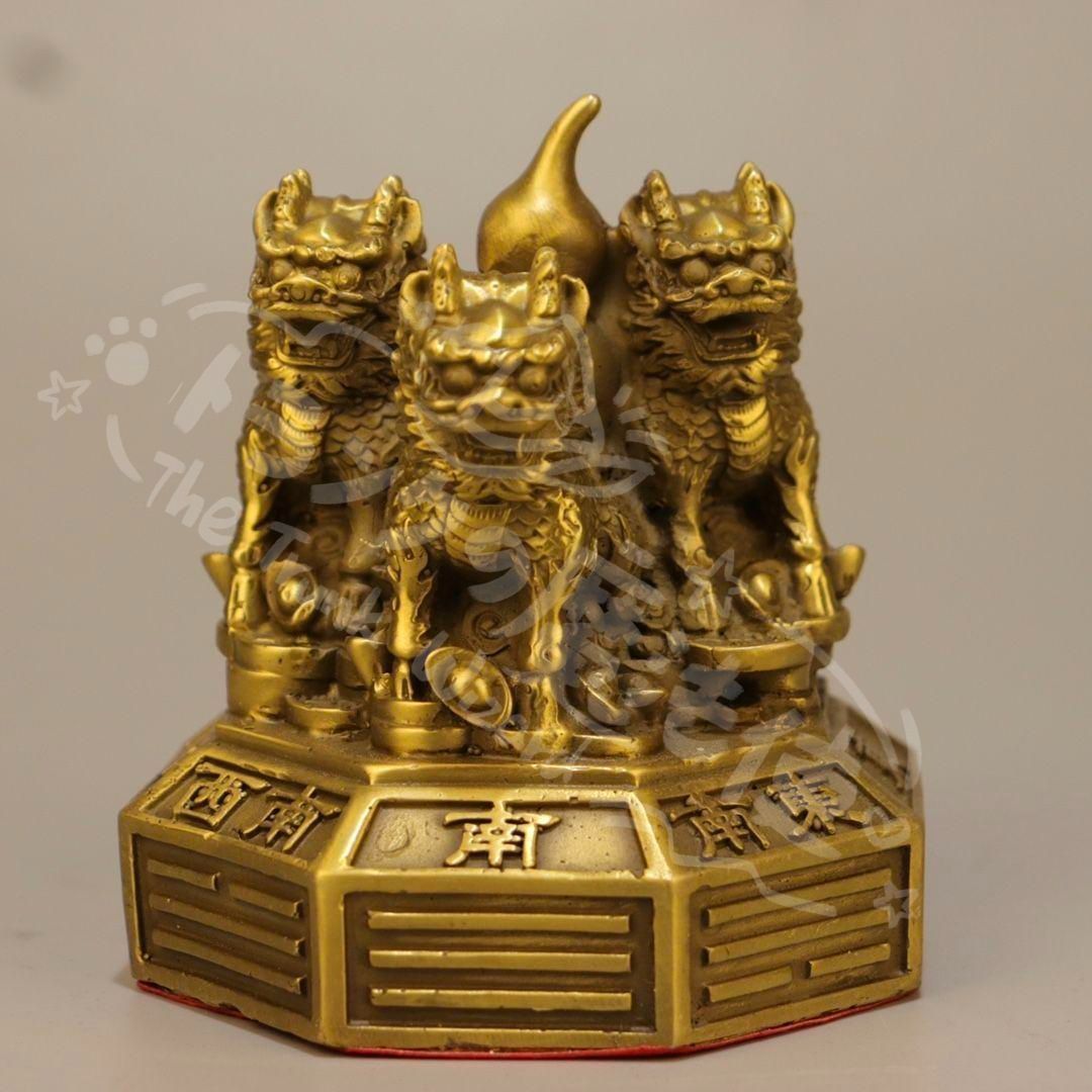 新年ギフト銅器 八卦麒麟振り子陣 運財麒麟 陣福禄麒麟 風水 家住宅 置物