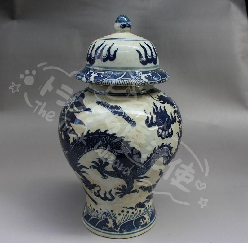 新年ギフトサバ竜紋将軍缶 景徳鎮