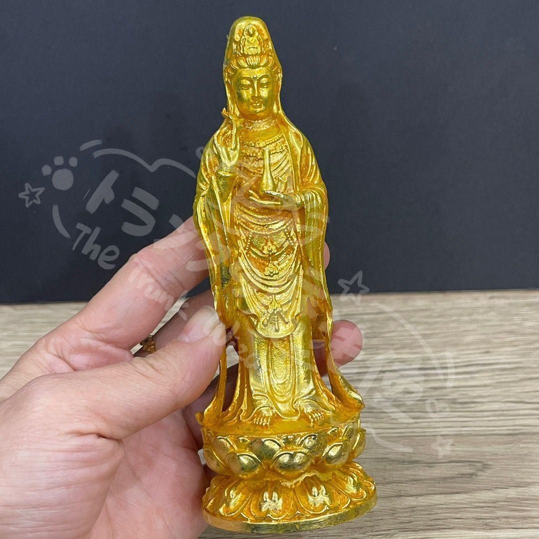 新年ギフト仏教美術品 仏像 南海観音像 仏堂 家内 供養 置物 開運 風水