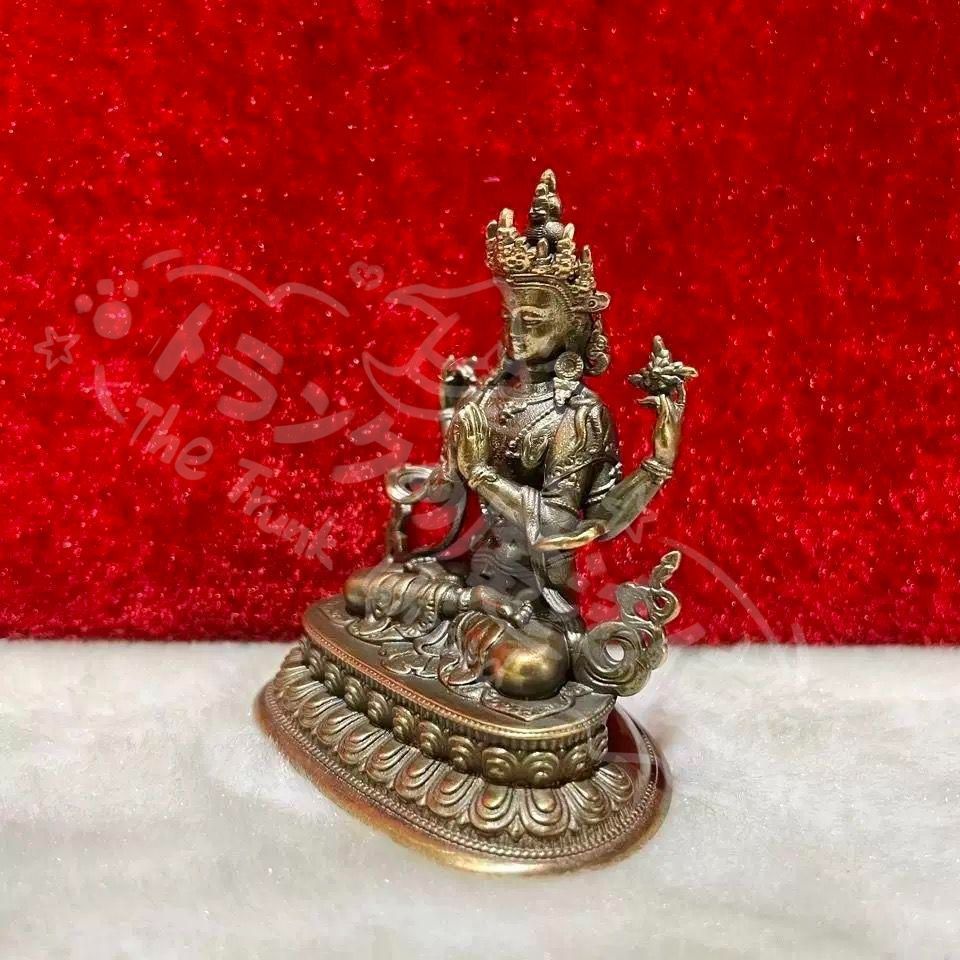 仏像 四臂観音仏像 禅意 茶室 置物 銅製 仏像 彫刻 置物 開運 風水 新年ギフト仏像 四臂観音仏像 禅意 茶室 置物 銅製 仏像 彫刻 置物