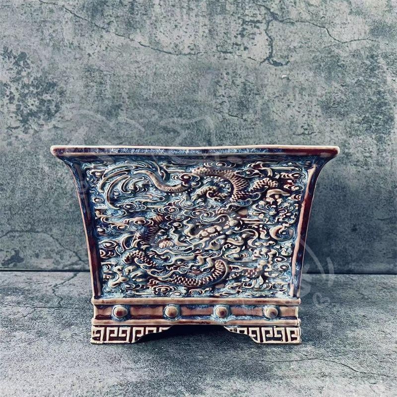 新年ギフト陶磁器 盆栽鉢 多肉植物 植木鉢 陶器鉢 装飾品 陶器 現代 置物