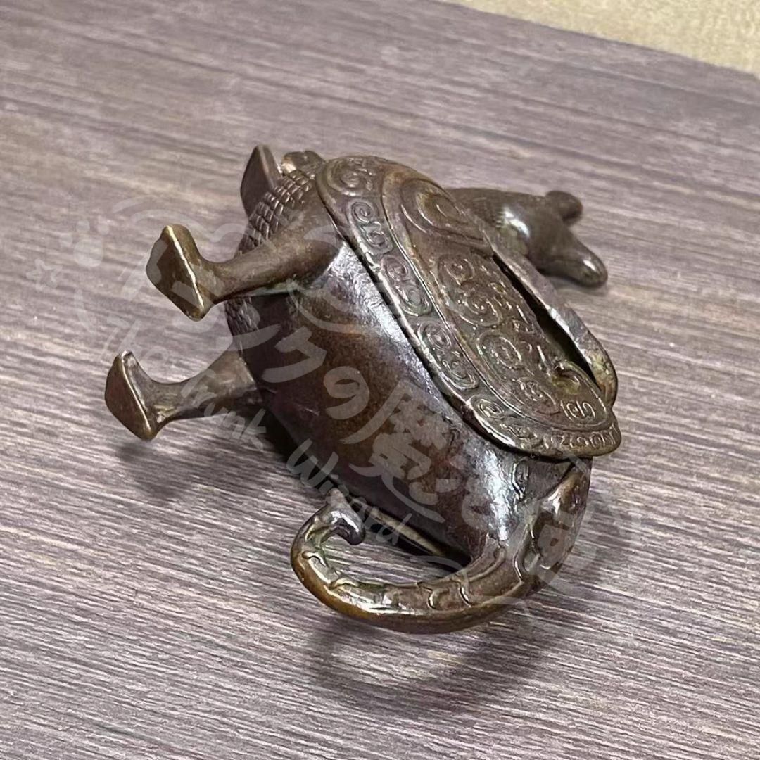 新年ギフト銅細工 侯鳥尊香炉 茶台茶寵 香道具 装飾品 工芸品 置物