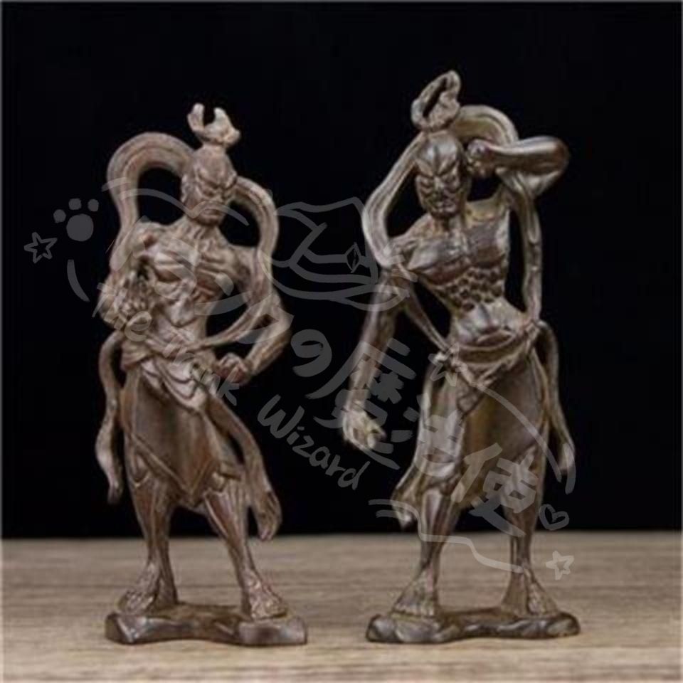 新年ギフト?器 開運 仏像 仁王像 金剛力士像一式 招財 置物 工芸品