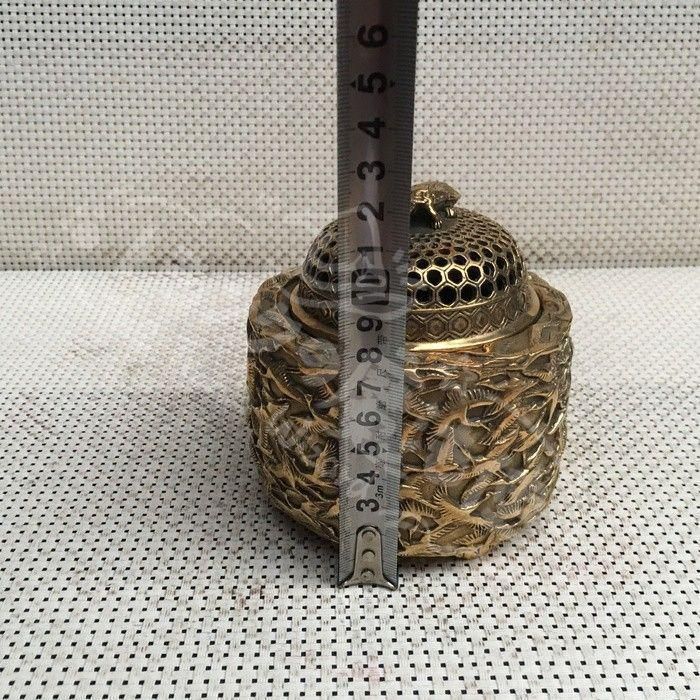 新年ギフト千鶴亀薫香炉 銅製 工芸品 美術品 置物CZW1207P601 - メルカリ