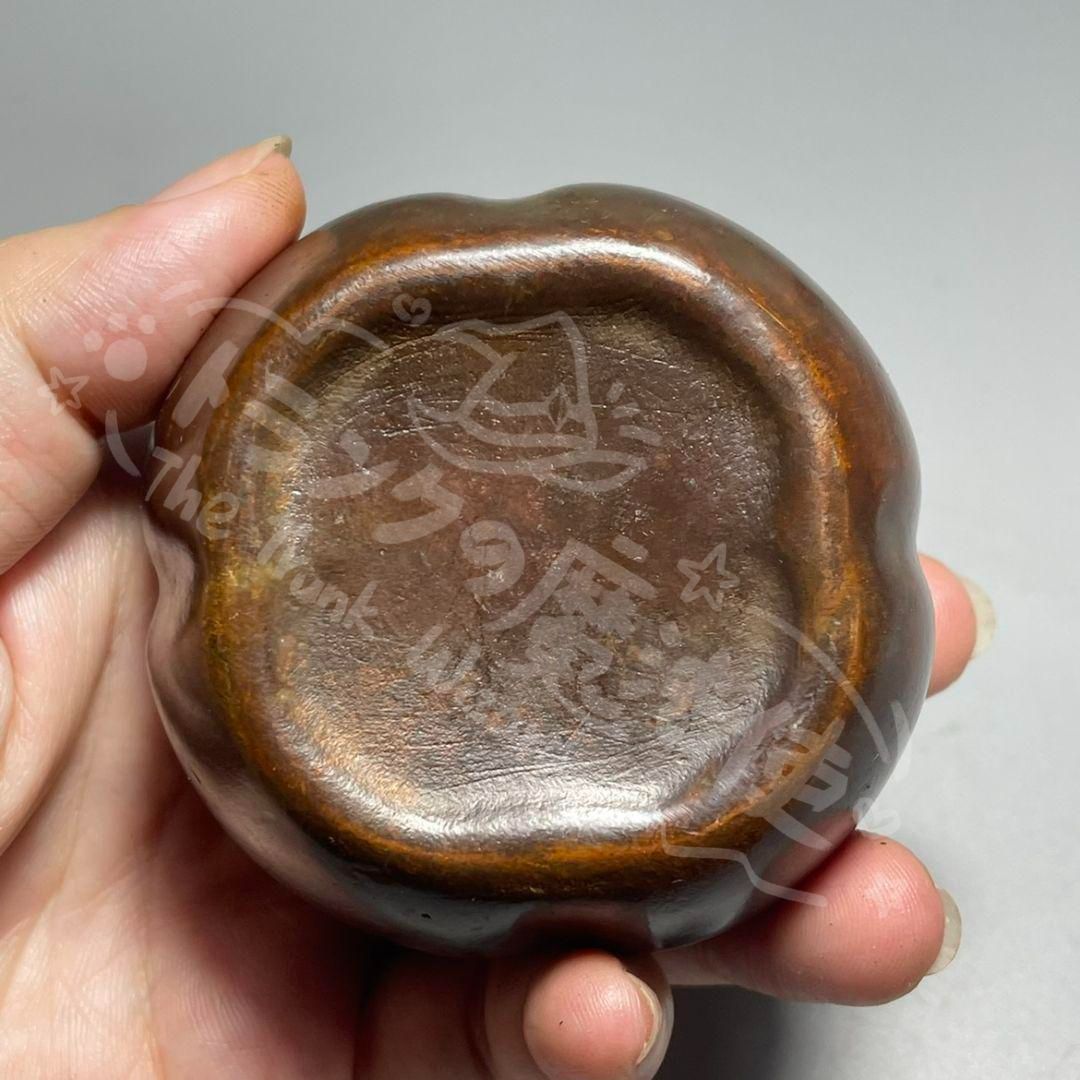 新年ギフト柿の香炉です 茶道具 香道具 現代工芸品 美術品 置物