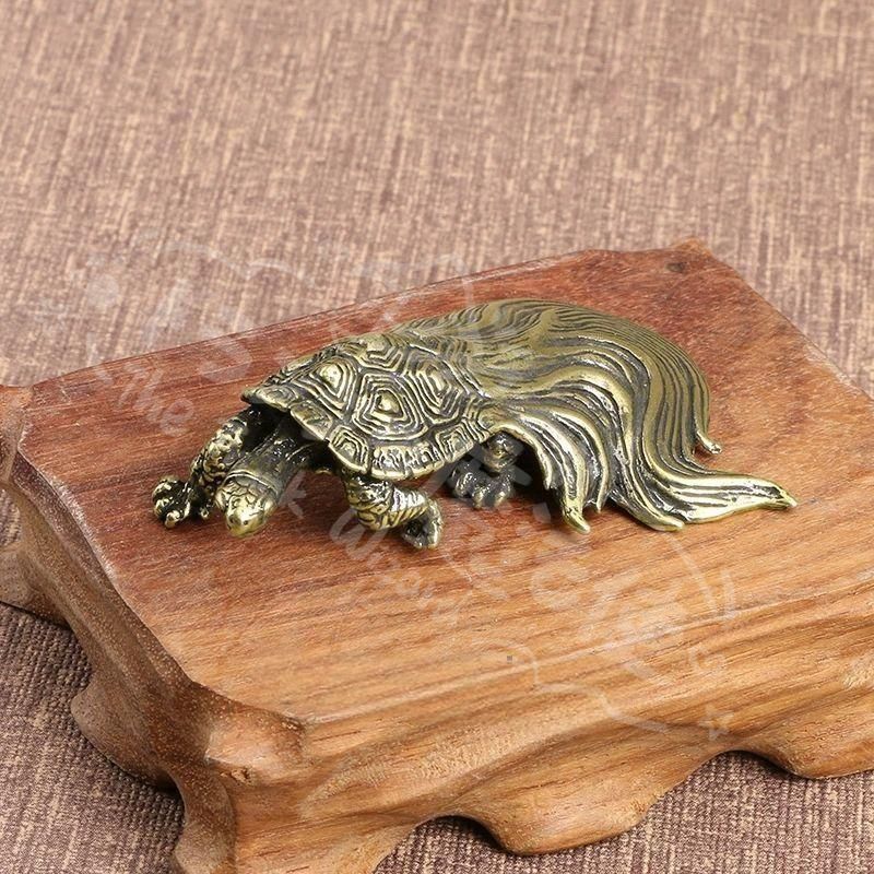 新年ギフト銅 細工 茶道具 香道具 蓋置 置物 長寿亀 文鎮 銅製 工芸品