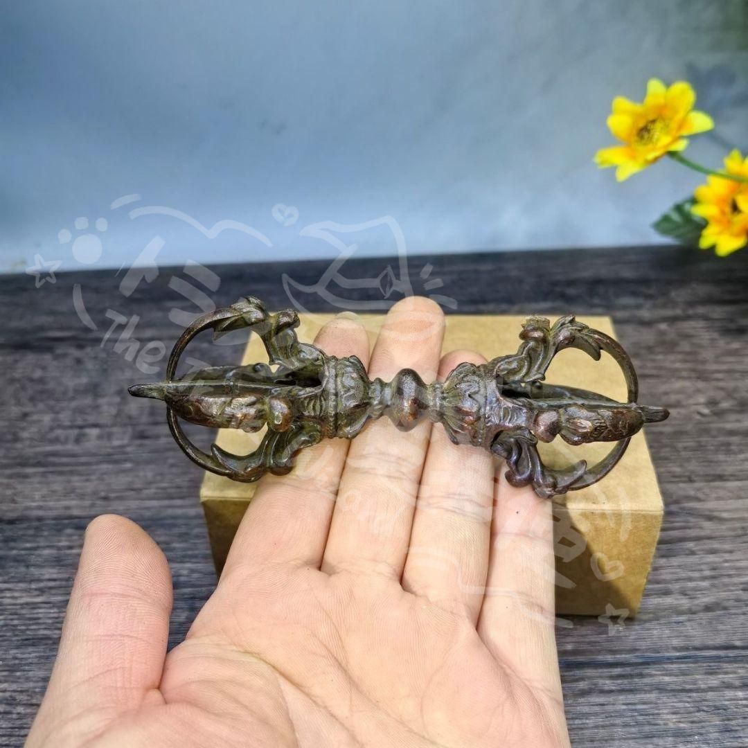 新年ギフト銅器 金剛杵 密教法器 仏具 鎮宅 辟邪 開運 風水 招財 置物