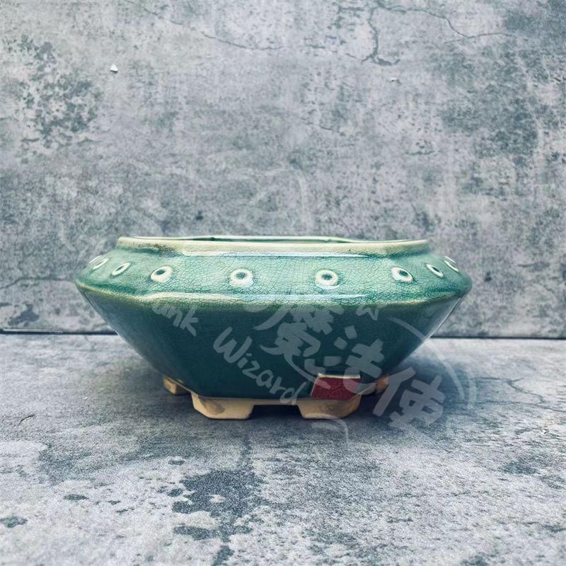 新年ギフト超人気 盆栽鉢 青磁鉢 山野草鉢 多肉植物 植木鉢 小品大品