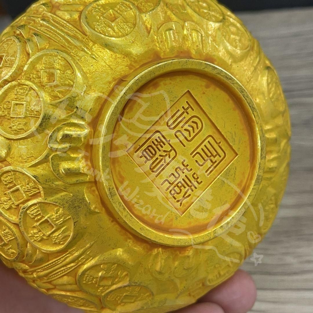  新年ギフト銅器 百福碗 客間 玄関 博古架 装飾品 置物 金属工芸 工芸品