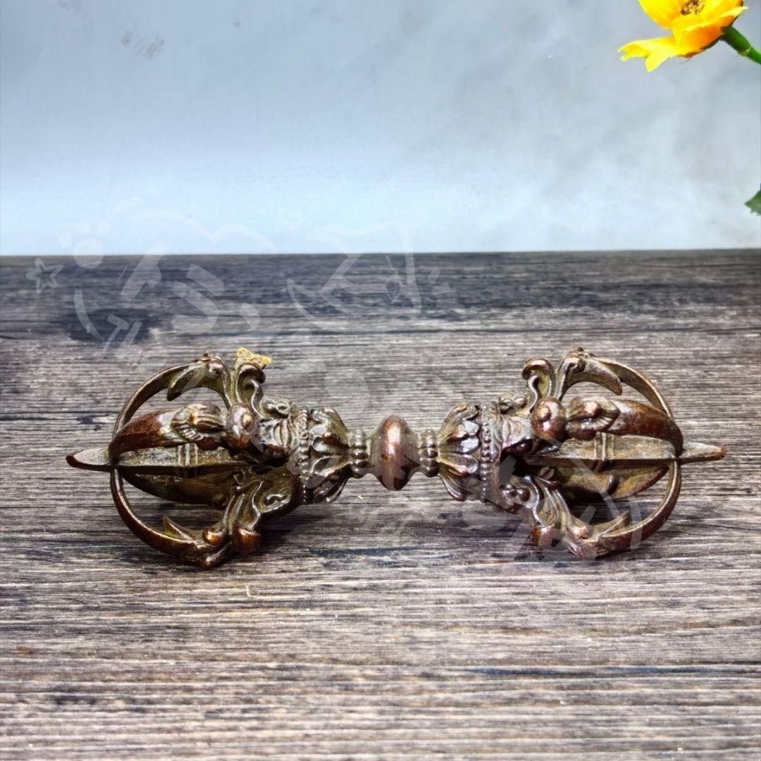 新年ギフト銅器 金剛杵 密教法器 仏具 鎮宅 辟邪 開運 風水 招財 置物