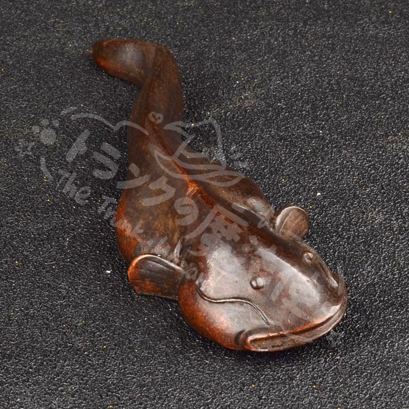 新年ギフト銅 細工 茶道具 香道具 蓋置 置物 ナマズ 銅製CZW1207P834