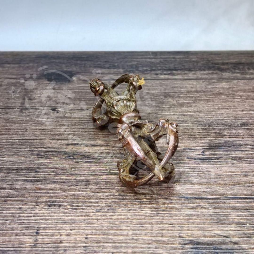 新年ギフト銅器 金剛杵 密教法器 仏具 鎮宅 辟邪 開運 風水 招財 置物