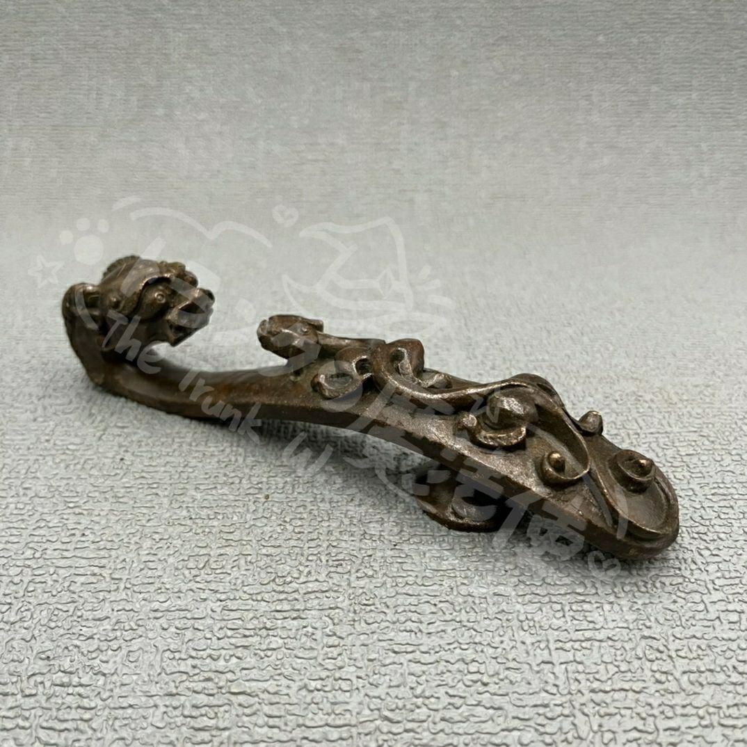 新年ギフトダックのネコ竜頭 ペン立て 書道具 文房具 現代 置物