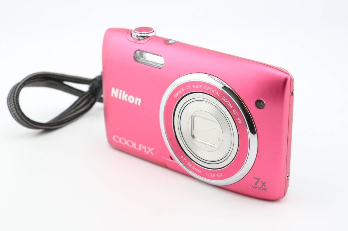 低価格販売 1円 Nikon COOLPIX S3500 コンパクトデジタルカメラ 