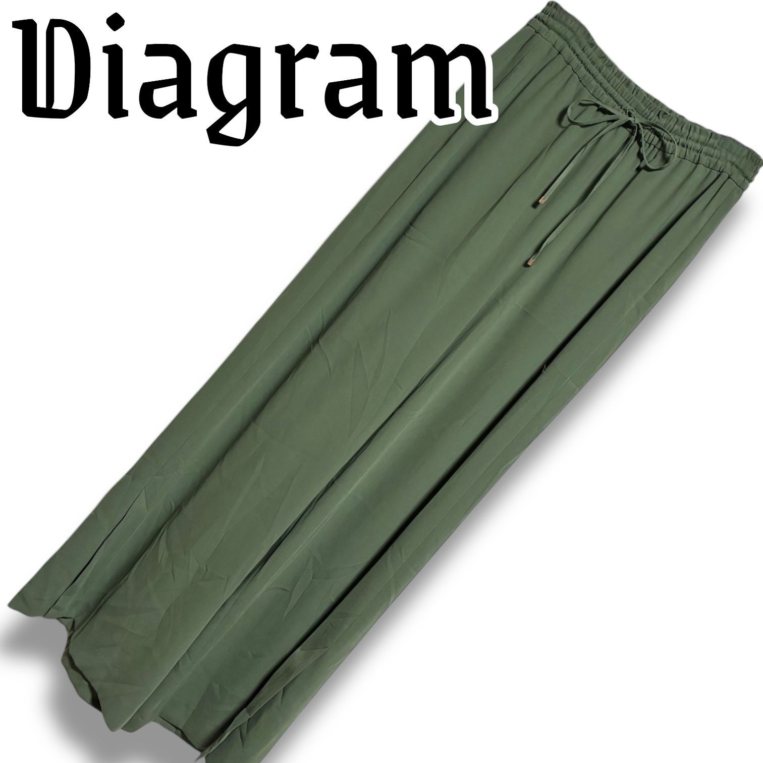 Diagram ダイアグラム ロングパンツ イージーパンツ 38 M相当 オリーブ 