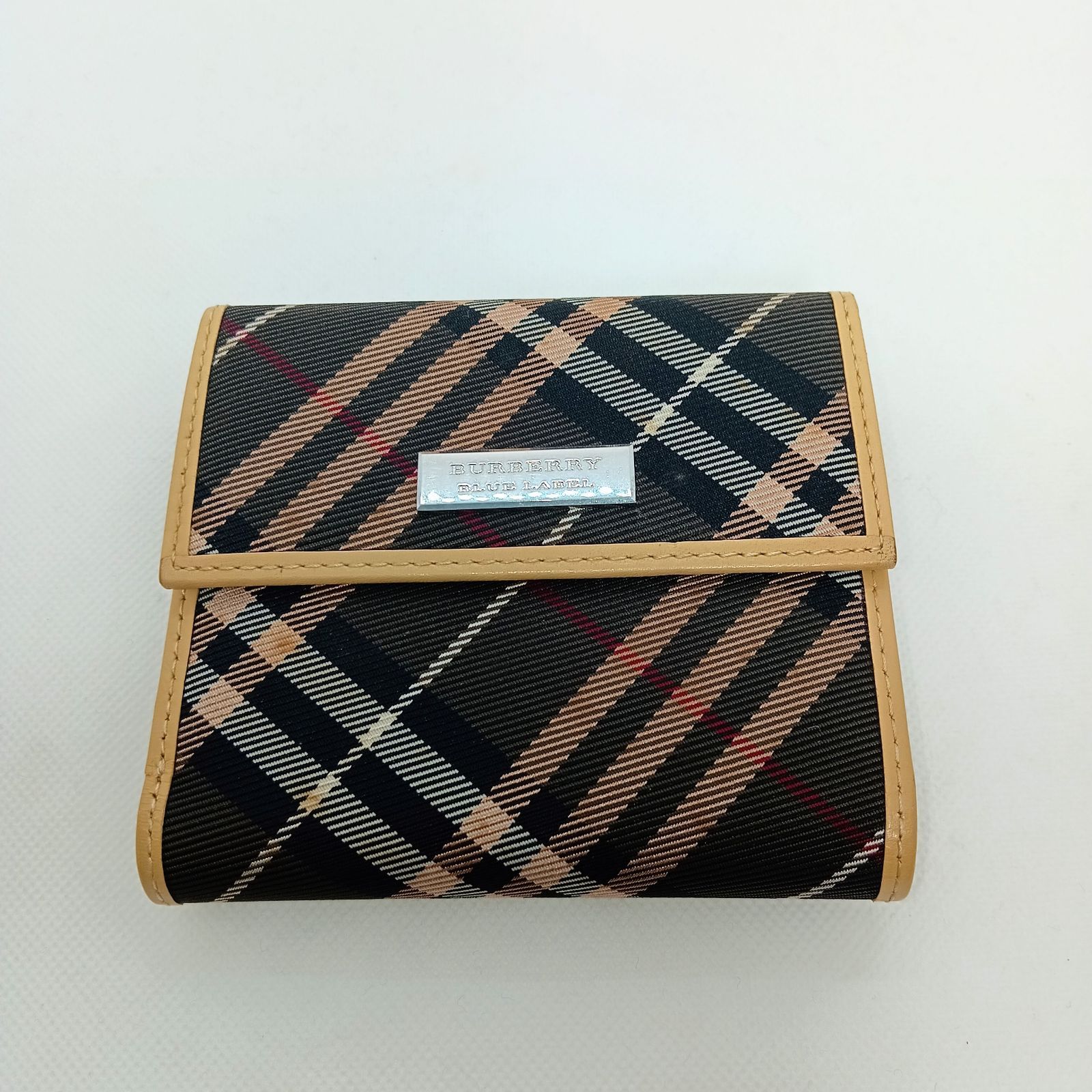 バーバリー ブルーレーベル 二つ折り財布 がま口 - メルカリ