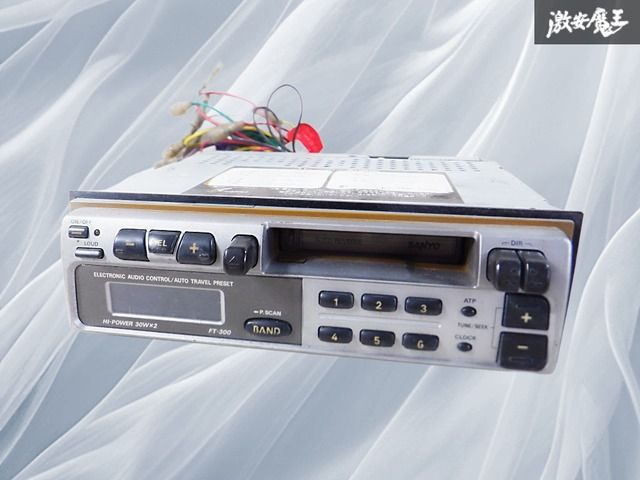 ジャンク】SANYO サンヨー FT-300 カセット ラジオ 1DIN デッキ