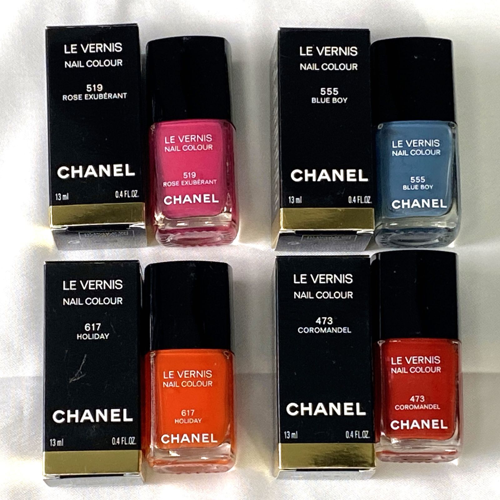 CHANEL シャネル ネイル エナメル 4点まとめ LE VERNIS ヴェルニ 519