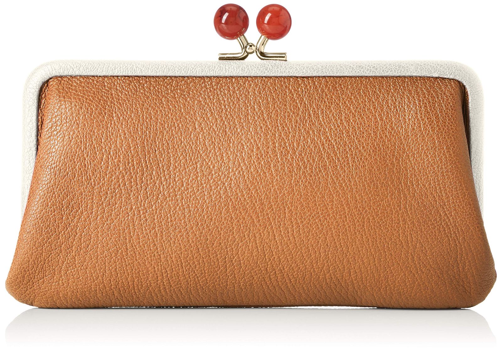 ペルケ アクリル玉がま口長財布 MIXCM