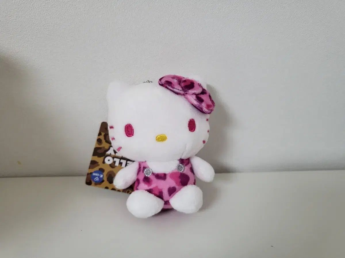  ハローキティ ピンク レオパード ぬいぐるみ キーホルダー その他