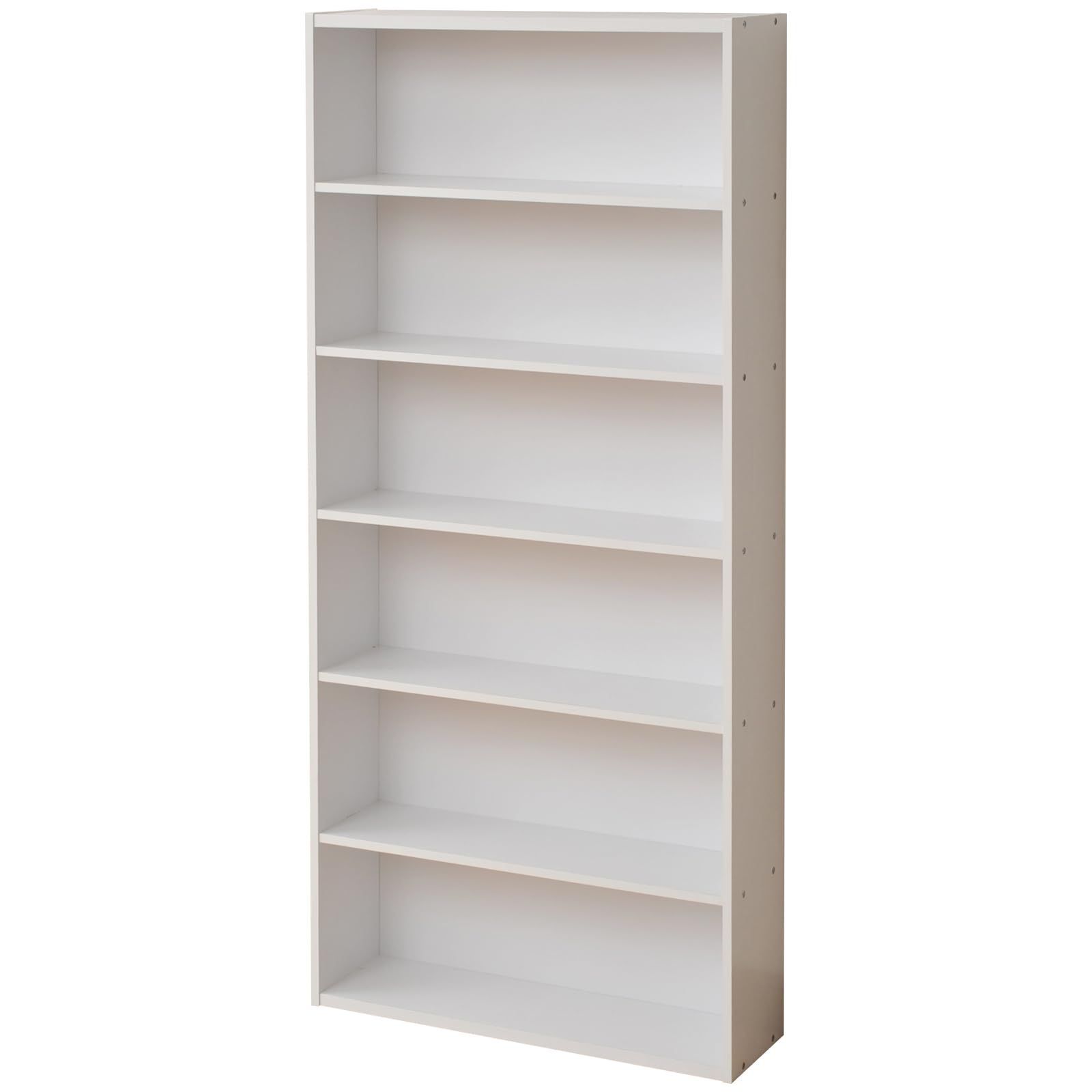 商品 山善 YAMAZEN コミック収納ラック6段 ホワイト CMCR-1360 WH