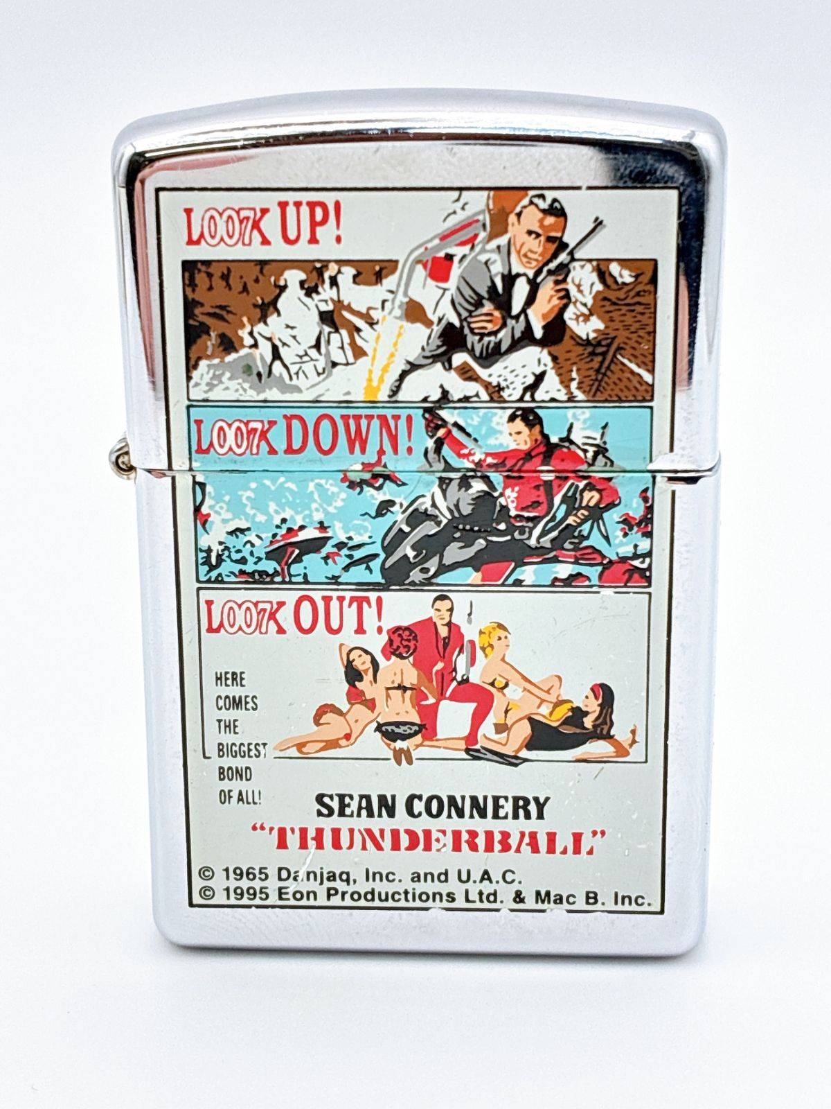 ZIPPO/ジッポー オイルライター シルバー 007/THUNDERBALL サンダー