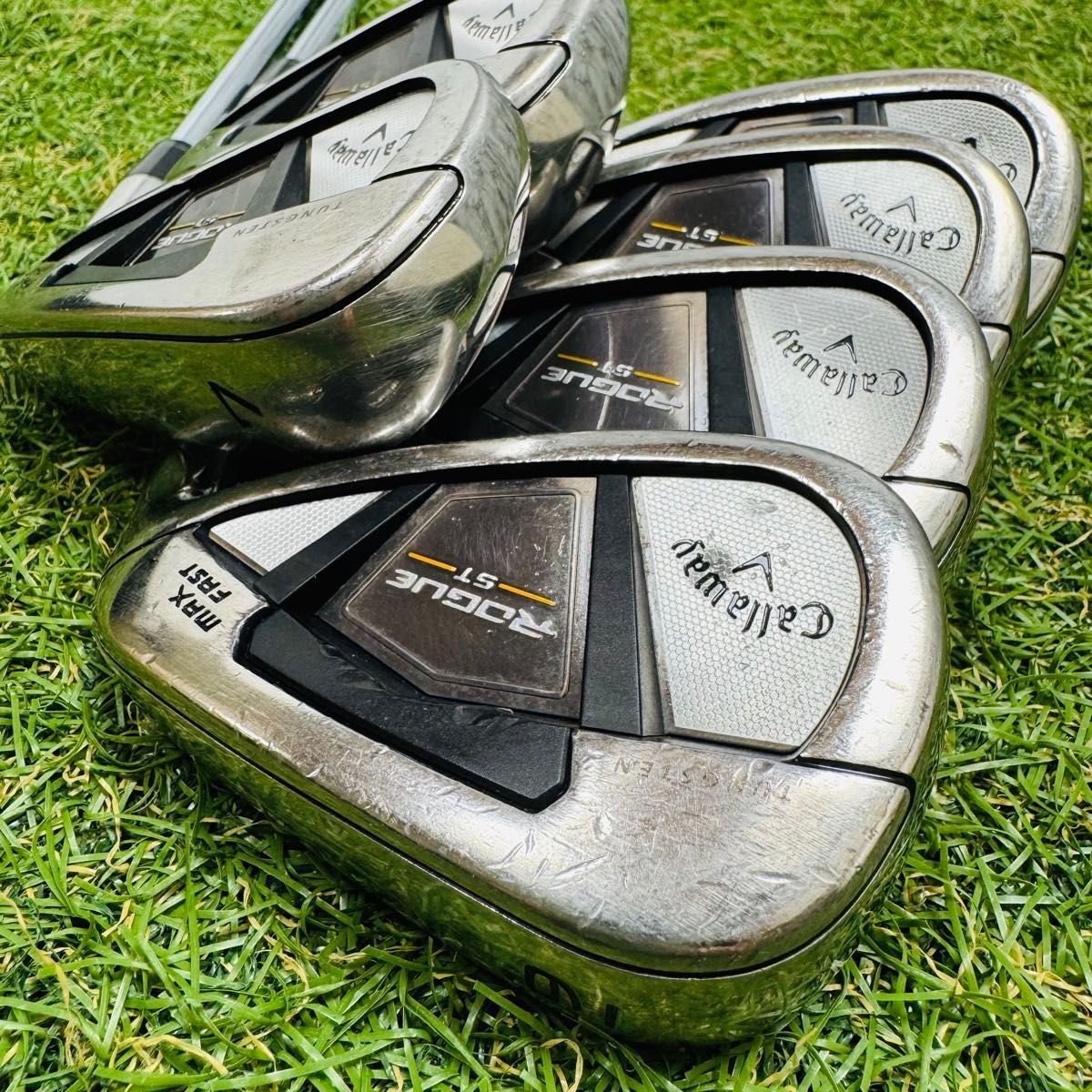 【良品】キャロウェイ ローグST マックスファースト メンズアイアンセット 7本 良品】キャロウェイ ローグST マックスファースト メンズアイアン