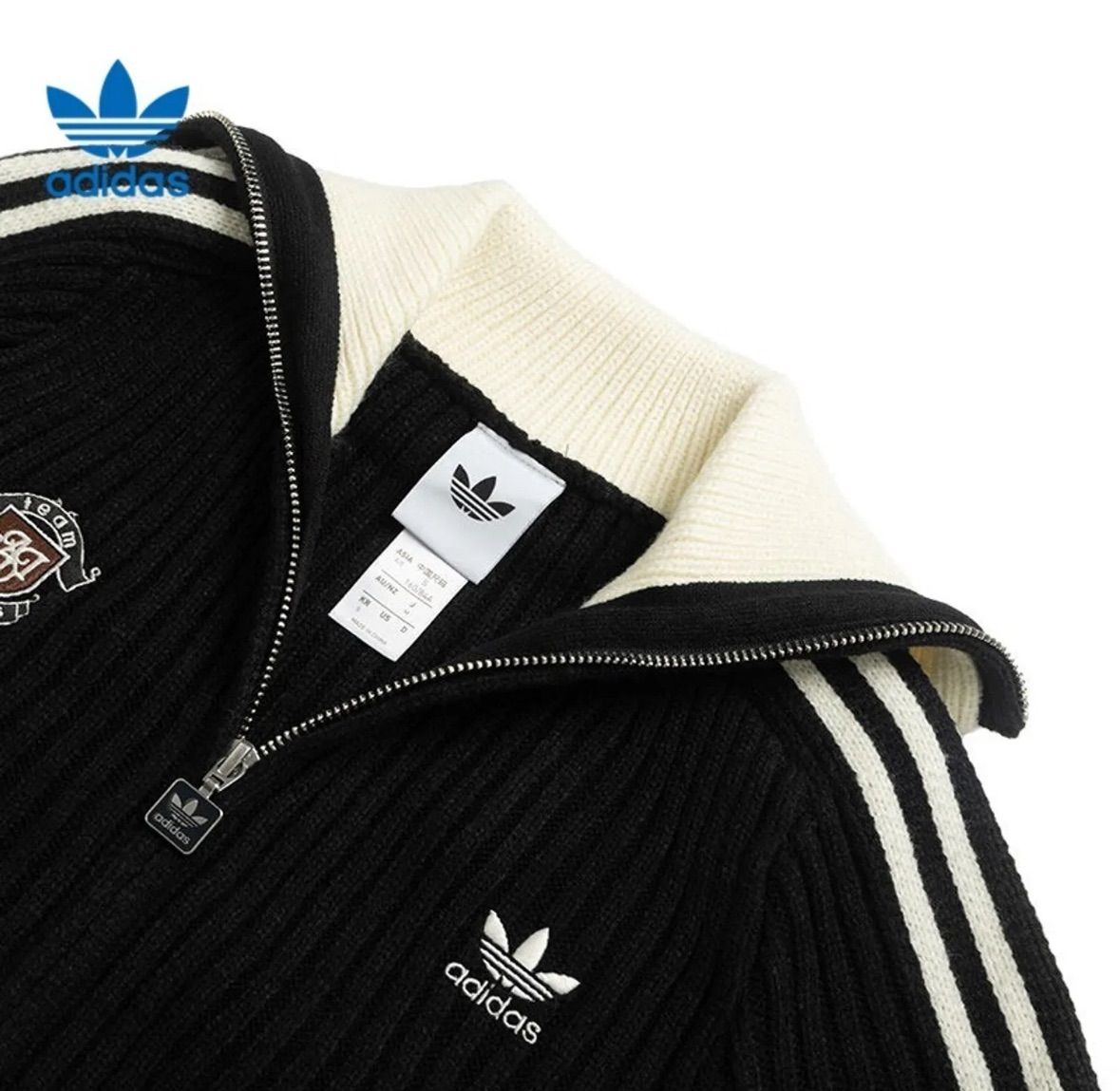 ⭐︎Adidas Originals⭐︎ジップアップ ニットジャケット - メルカリ