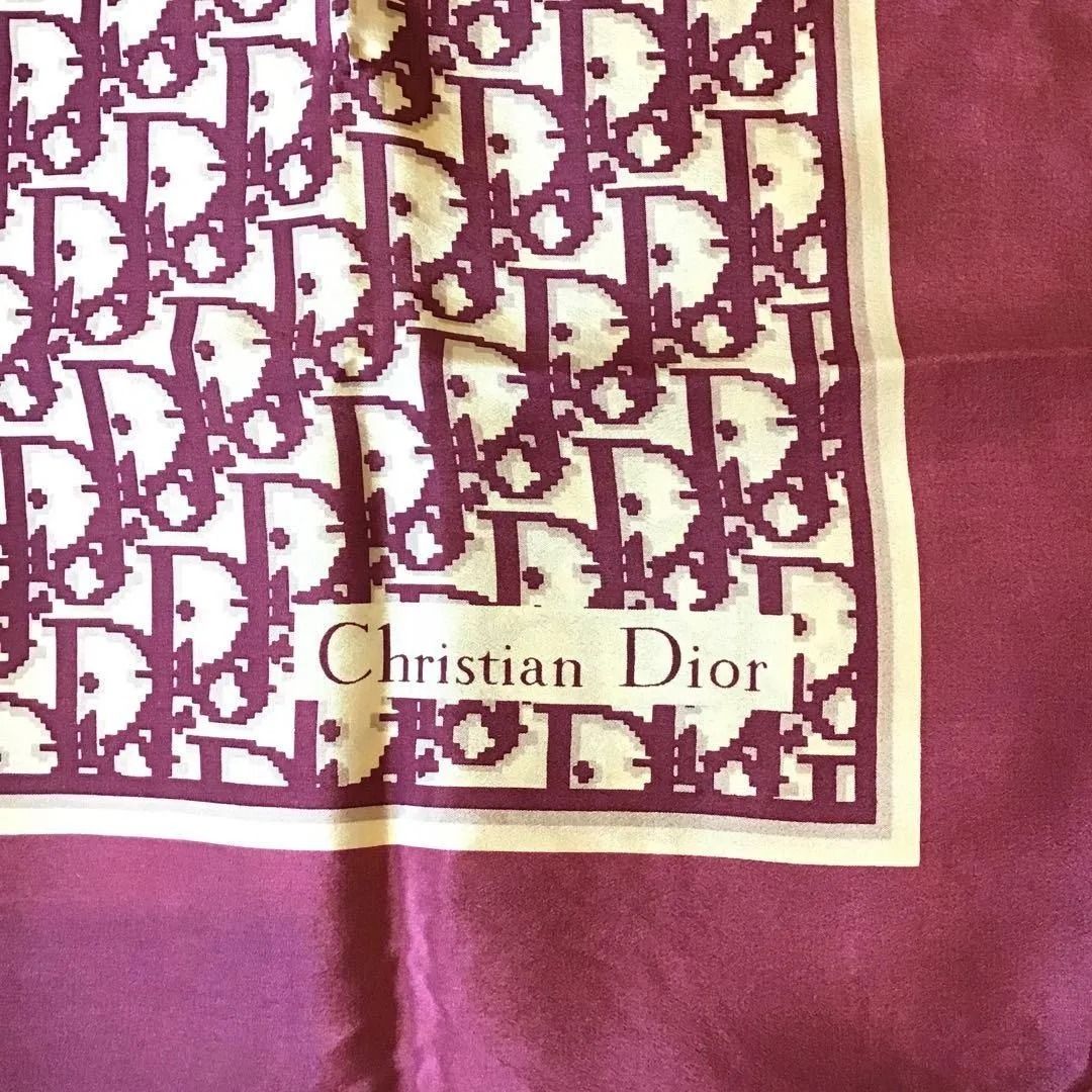 クリスチャンディオール Christian Dior トロッター シルクスカーフ