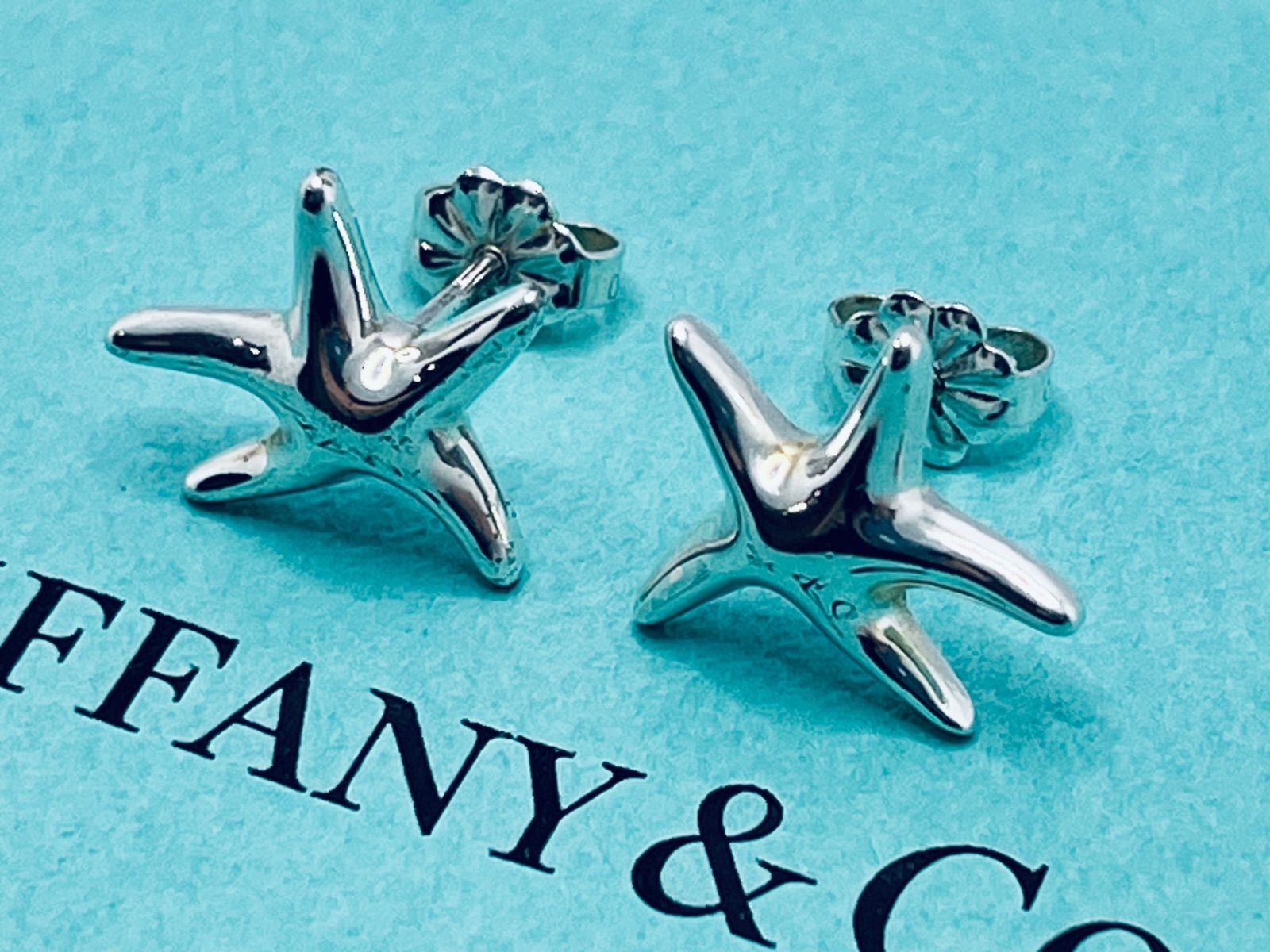 a177 美品 Tiffany&Co. ティファニー スターフィッシュ ピアス ヒトデ