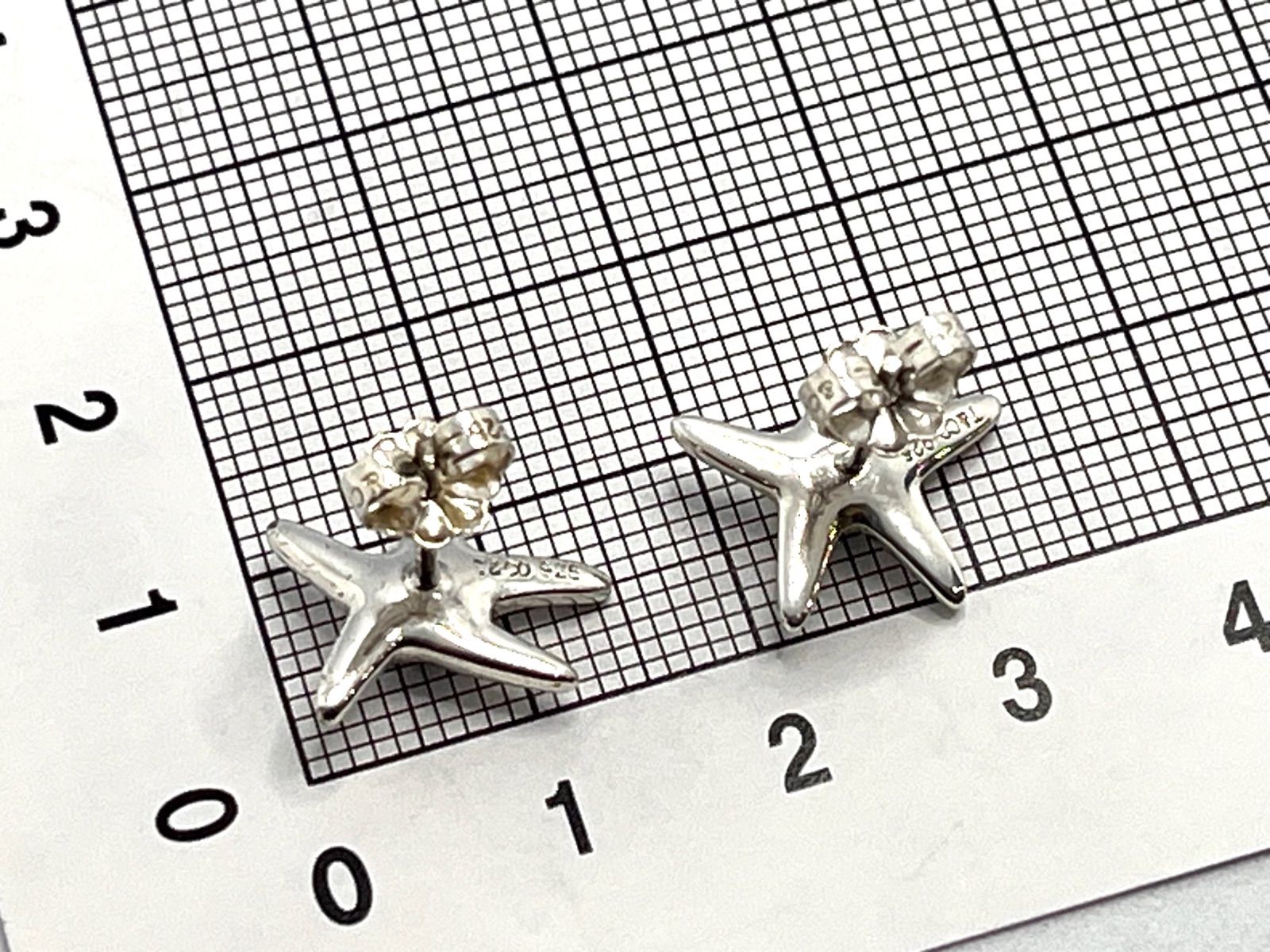 a177 美品 Tiffany&Co. ティファニー スターフィッシュ ピアス ヒトデ