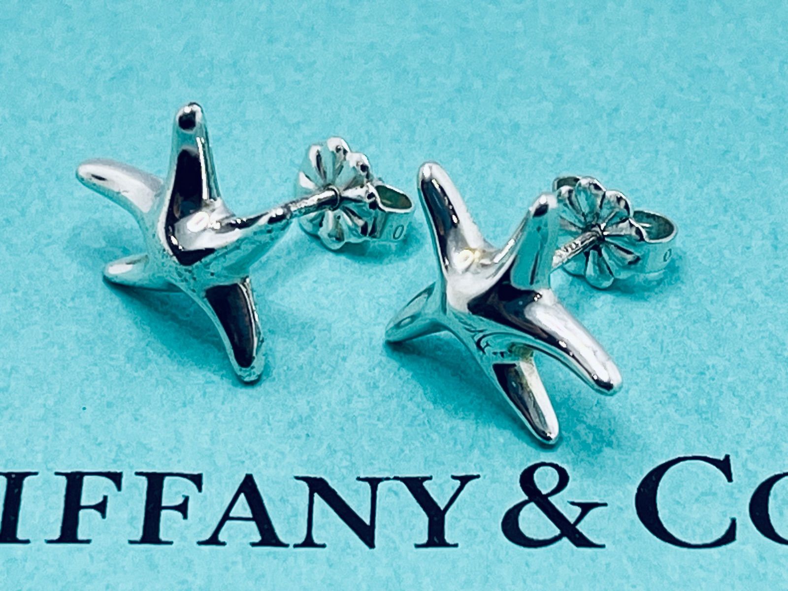 a177 美品 Tiffany&Co. ティファニー スターフィッシュ ピアス ヒトデ