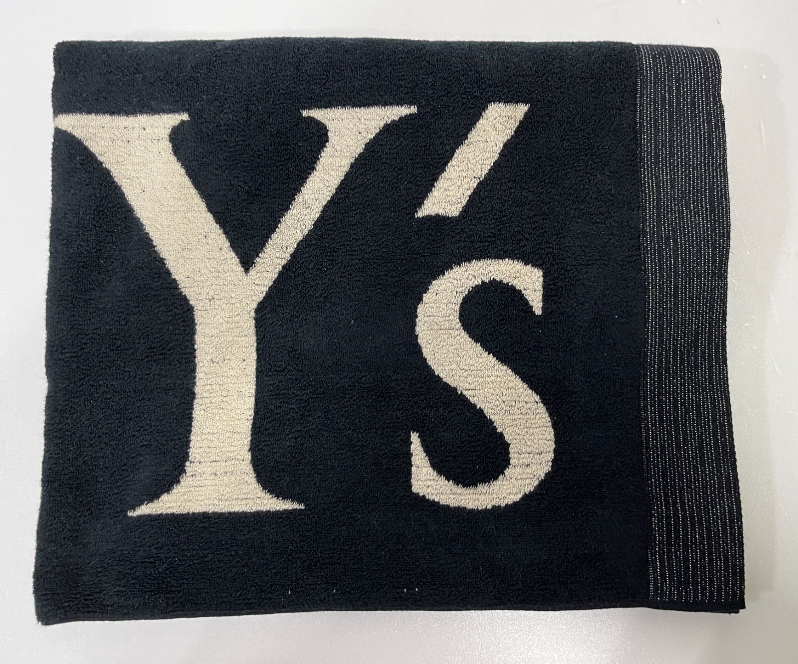 Yohji Yamamoto Y s IKEUCHI ORGANIC｜ヨウジヤマモト ワイズ イケウチオーガニック BLANKET BATH TOWEL 両面ロゴ ブランケット バスタオル 今治