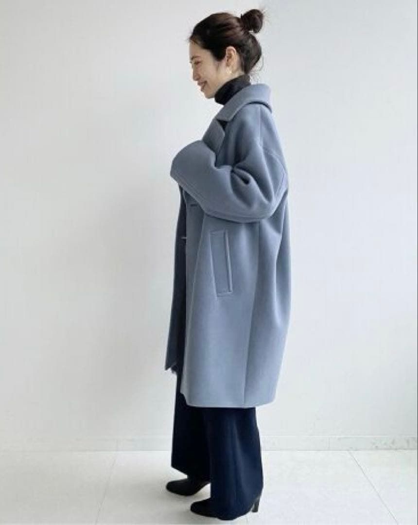 ck112a IENA ダブルモッサコート ウール コート コート 毛 アウター