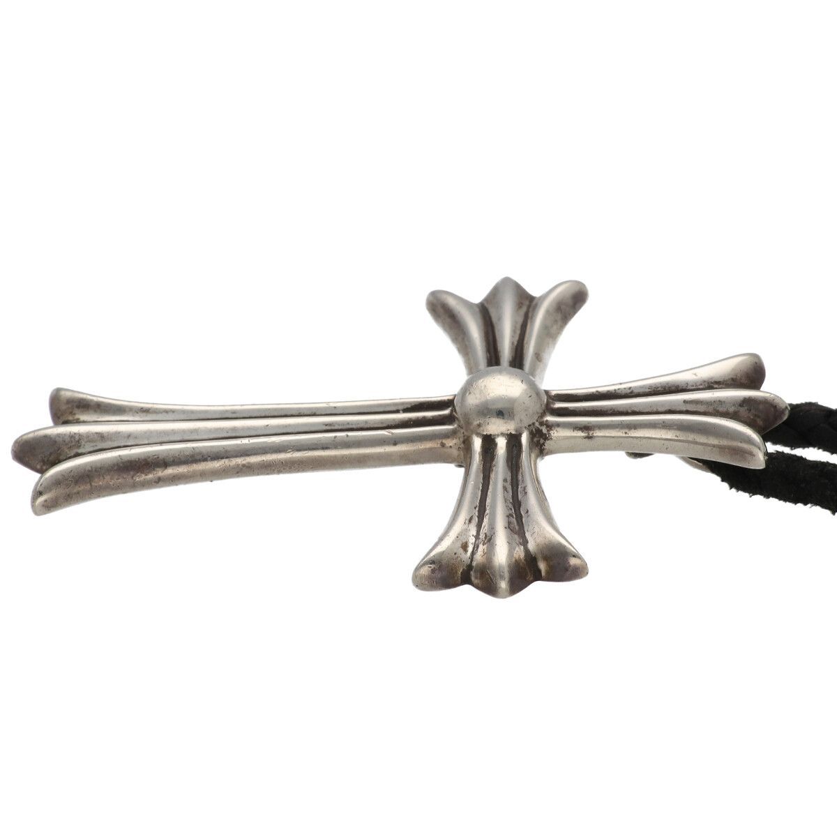 中古】 CHROME HEARTS クロムハーツ ラージCHクロスw/レザーブレイド